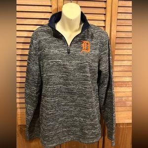 Detroit tigers quarter zip fleece